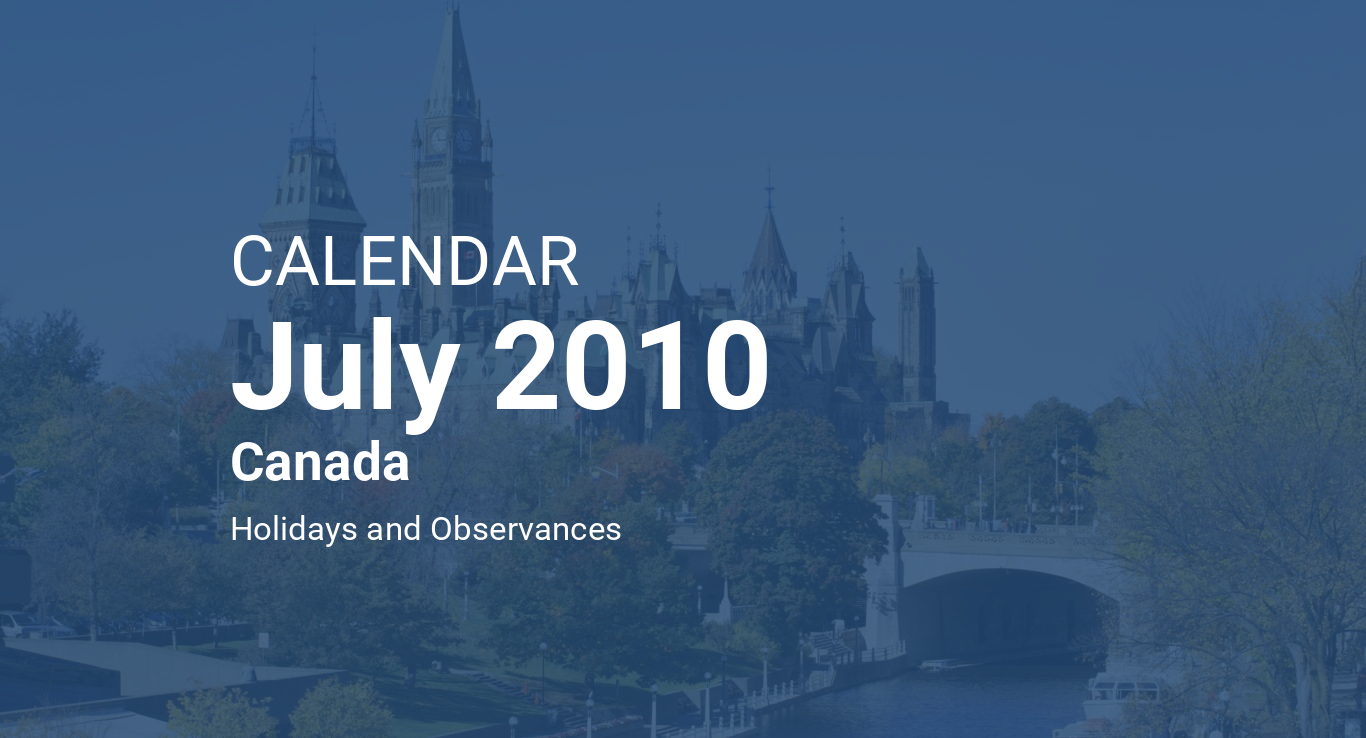 July Calendar Canada Pictures Download